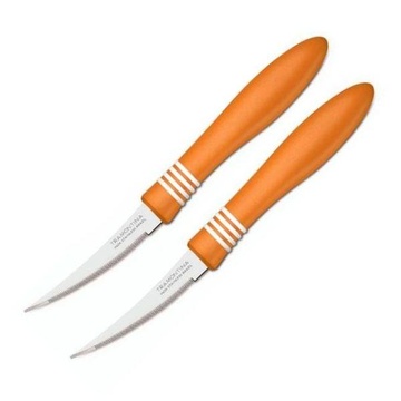 Набор томатных ножей оранжевых Tramontina Cor&Cor 76мм. 2шт (23462/243) Tramontina