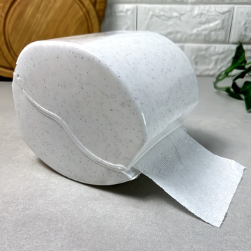 Белый пластиковый настенный держатель для туалетной бумаги СД СД Свет