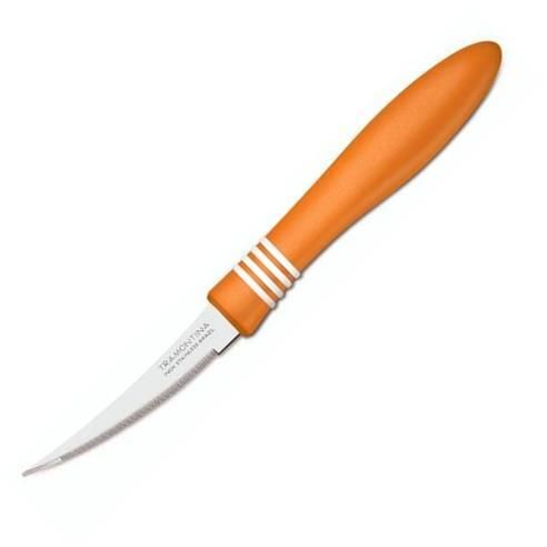 Набір ножів томатних помаранчевих Tramontina Cor&Cor 76мм. 2шт (23462/243) Tramontina