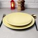 Мелкая обеденная тарелка с жёлтым узором 20 см Kutahya NC HR