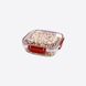 Пластиковый квадратный пищевой контейнер 1,025л 30823 Dunya
