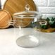 Скляна каструля з кришкою 2.5 л для плити