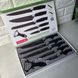 Набор кухонных ножей Kamille 6 предметов в подарочной упаковке (5 ножей+овощечистка)