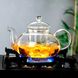 Заварювальний скляний чайник зі скляним ситечком HLS 600 мл