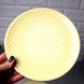 Мелкая подставная тарелка с жёлтым узором 25 см Kutahya NC HR