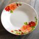 Тарелка суповая круглая с цветами 204 мм 8" "Астра"
