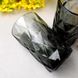 Набір чорних вінтажних склянок для напоїв "Кварц" 6 шт 350 мл (6431)