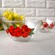 Скляний гладкий салатник малий з квітами ОСЗ Сідней 12 см (8170)
