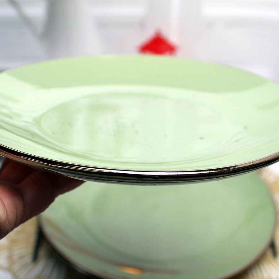 Зелёная персональная тарелка 19 см Ardesto Bagheria Pastel Green Ardesto