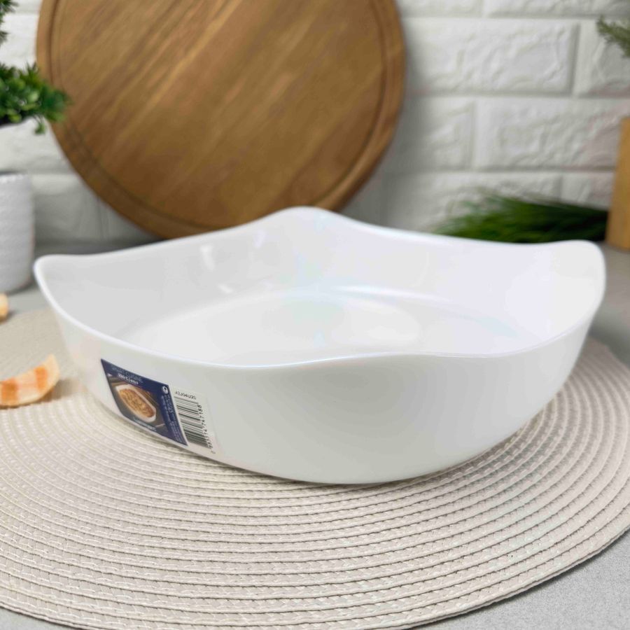 Біле квадратне деко Luminarc Smart Cuisine Carine 26x26 см (P4026) Luminarc
