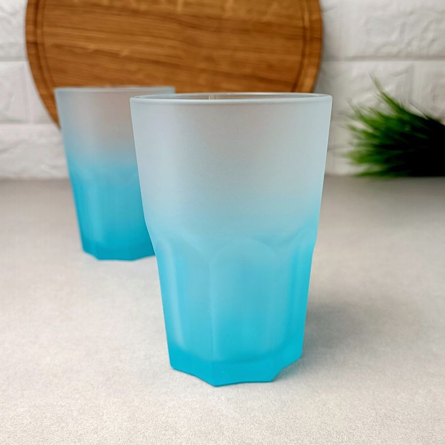 Блакитна матова склянка 400 мл Techno Colors Pool Luminarc Luminarc