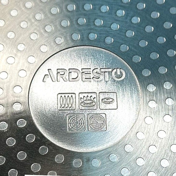 Алюминиевая кастрюля для борща 3.8 л с антипригарным покрытием для всех типов плит, ARDESTO Casserole Ardesto