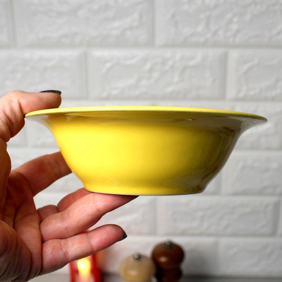 Салатник із жовтої порцеляни Kutahya Porselen SELEN 150 мм Kutahya Porselen