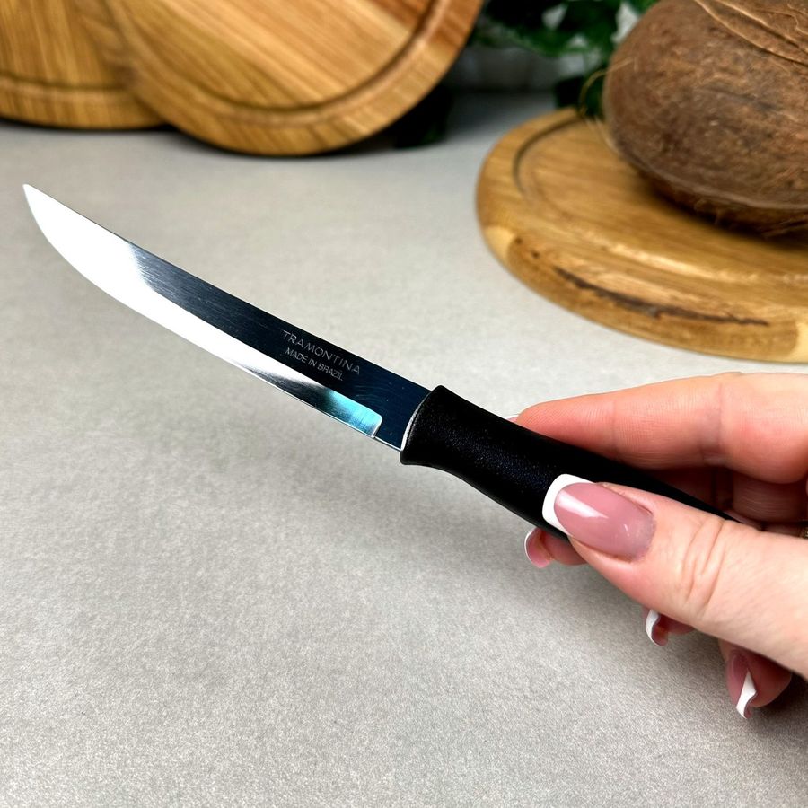 Нож кухонный 127 мм Tramontina Athus black (23096/005) Tramontina