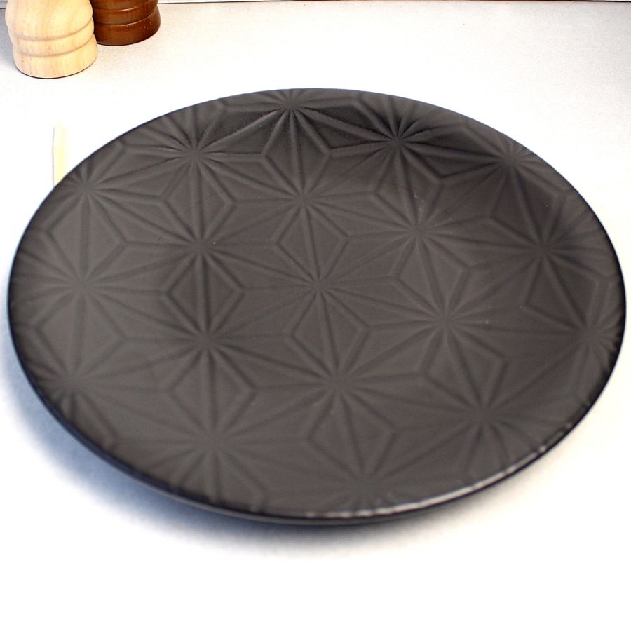 Чорна тарілка порцелянова Kutahya Porselen "Corendon" 250 мм (NM3025) Kutahya Porselen