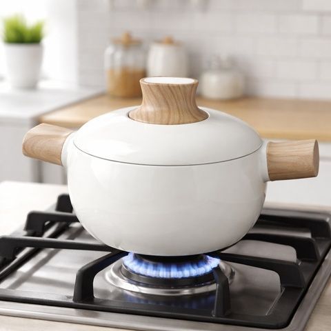 Кастрюля антипригарная 2,3 л кованый алюминий Milk WL-232303 PEPPER
