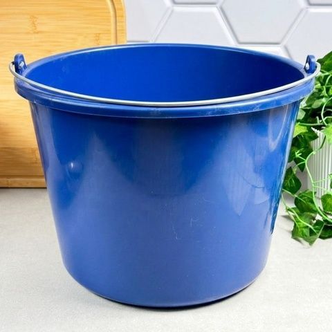 Цветное пластиковое ведро 10 л Без бренда