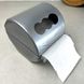 Серый пластиковый настенный держатель для туалетной бумаги Волга