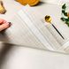 Серветка-підкладка під тарілку на стіл 30х45см Біла смуга (5-В)