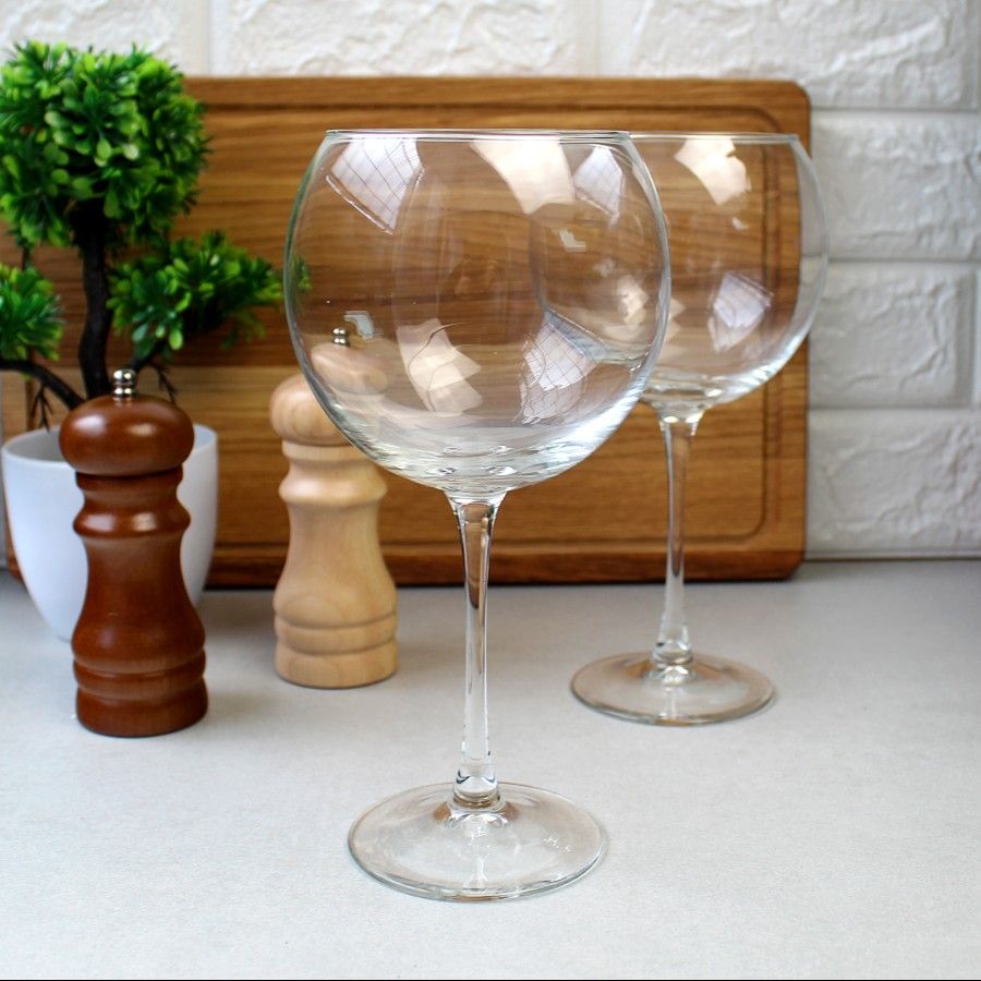 Набір скляних келихів для вина ОСЗ «Едем» 650 мл 2 шт (18c2054) ОСЗ
