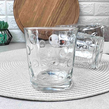 Набор низких широких стаканов 6 шт 285 мл Олд Фешен Uniglass POP UniGlass