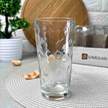 Набір високих склянок 245 мл 6 шт UniGlass PRISMA UniGlass