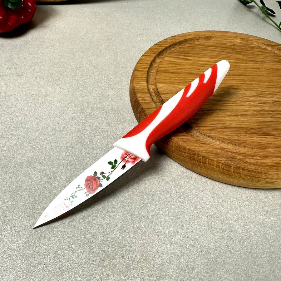 Нож кухонный для чистки овощей Роза Без бренда