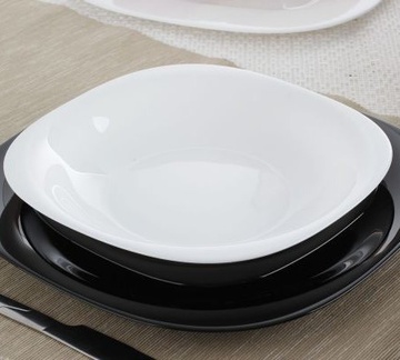 Тарілка супова квадратна Luminarc Carine white 230 мм (L5406) Luminarc