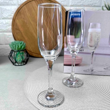 Набор бокалов для шампанского 6шт 215мл ARDESTO Gloria Ardesto