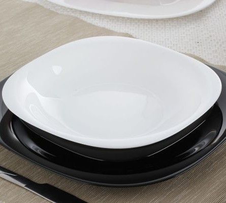 Тарелка суповая квадратная Luminarc Carine white 230 мм (L5406) Luminarc