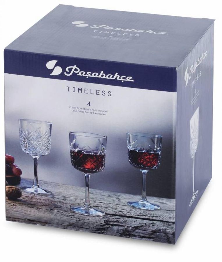 Келихи для вина 330 мл 4 шт Pasabahce Timeless Pasabahce