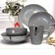 Чайний сірий керамічний кухоль 360 мл Ardesto Bagheria Grey