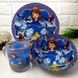 Набір дитячого посуду для дівчаток Принцеса Софія У синій сукні, дитячий посуд