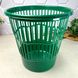 Офисная корзина для мусора Зелёная Ал-Пластик