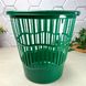 Офисная корзина для мусора Зелёная Ал-Пластик