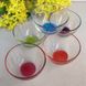 Салатник скляний з кольоровим дном ОСЗ ЛакМікс 11 см (8390)