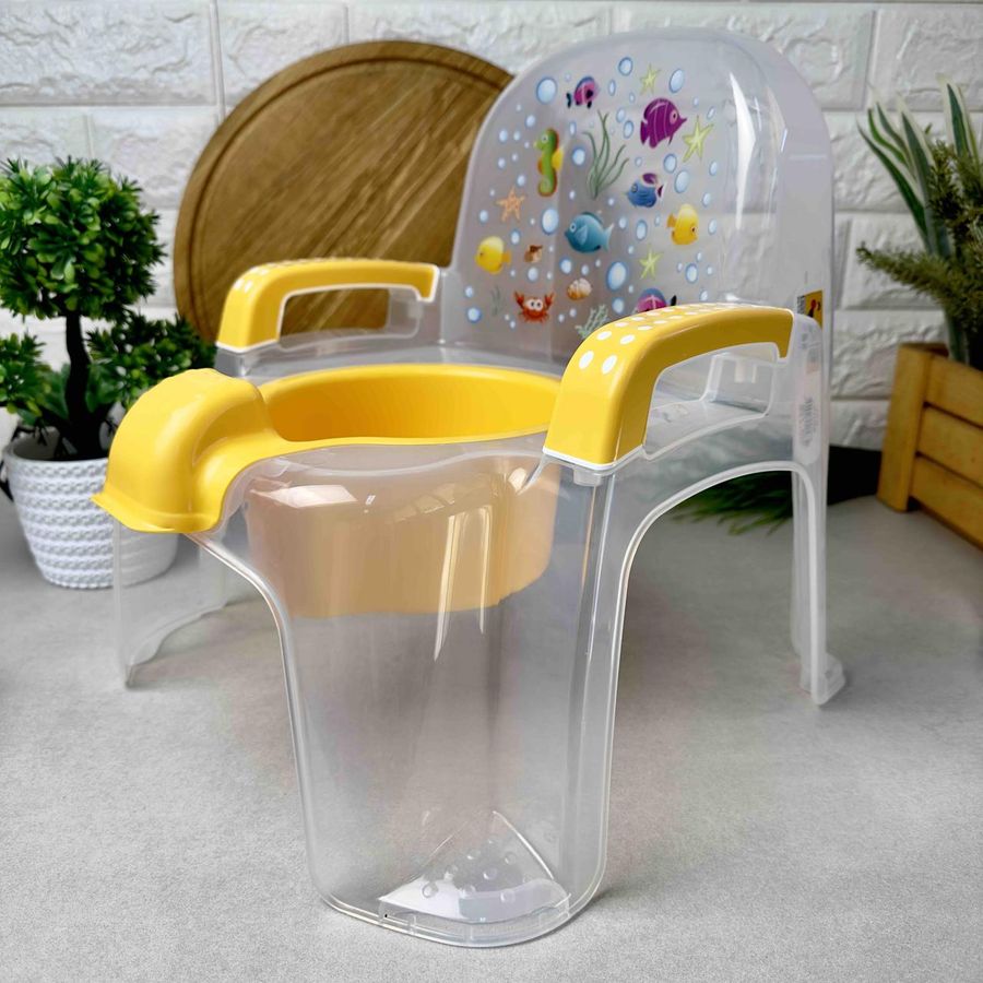 Дитячий горщик-прозорий стілець "Afacan" CM-135/CM-136-0 Dunya Plastic