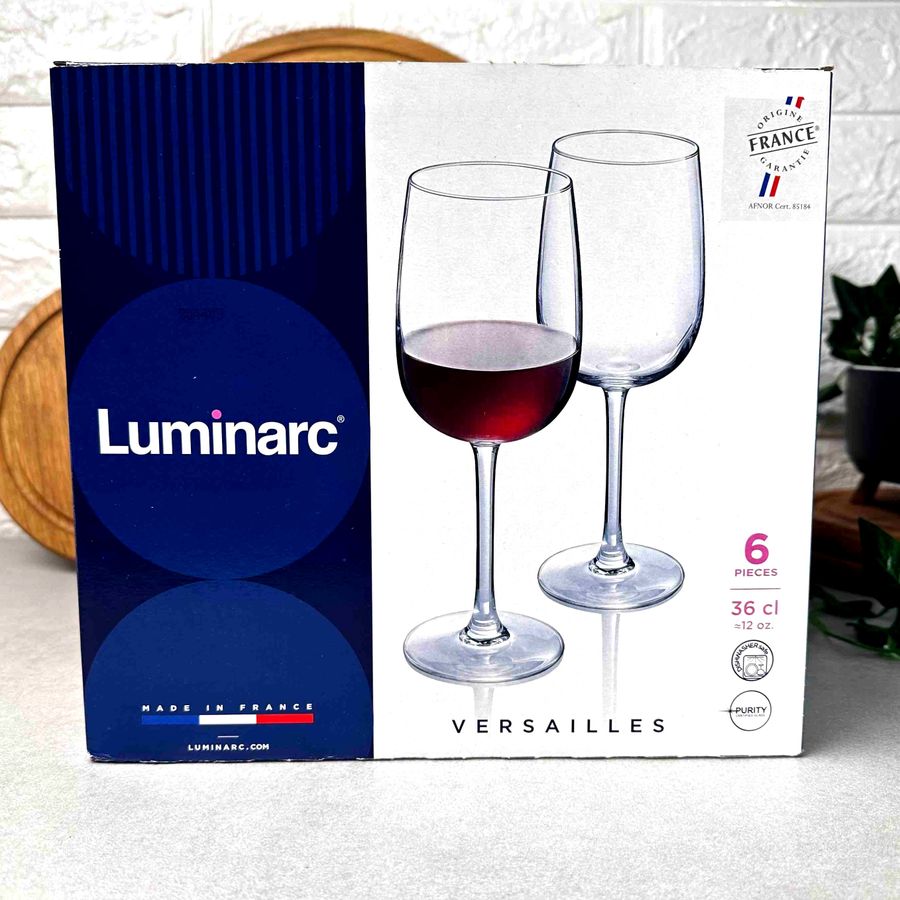 Набір келихів для білого вина Luminarc "Versailles" 360мл (G1483) Luminarc