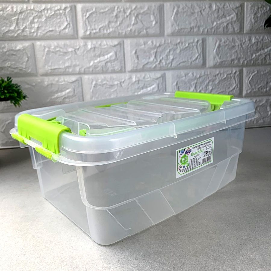 Пищевой контейнер для хранения пищи с крышкой Handy Box 5.7 л Ал-Пластик