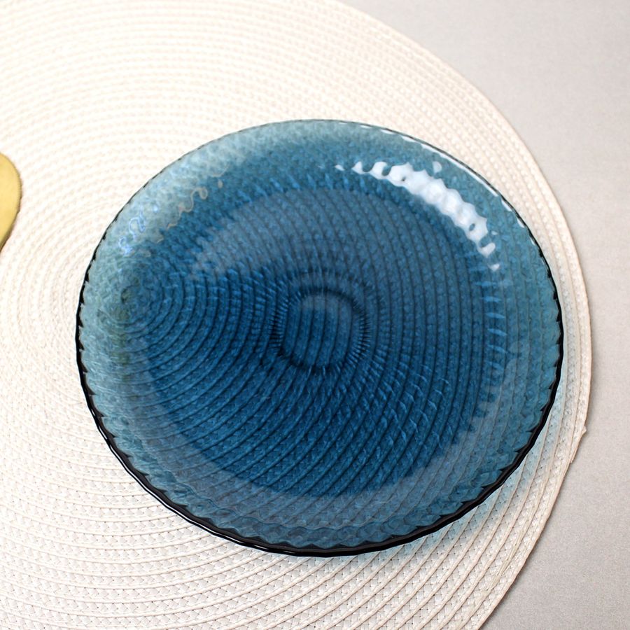 Тарелка цветная стеклянная Luminarc Идиллия Лондон топаз 190 мм (Q1315) Luminarc