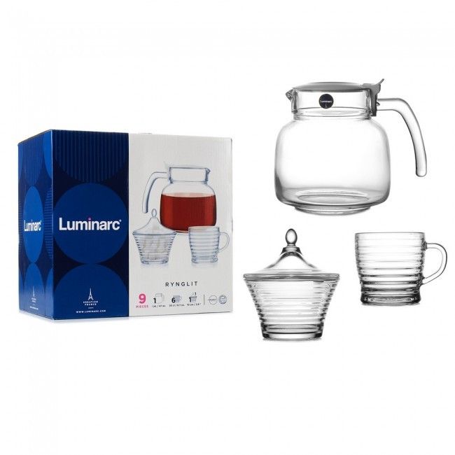 Чайний сервіз 8 предметів Luminarc Rynglit набір подарунковий (P2697) Luminarc