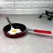 Міні сковорода для яєць Червона 14 см + Лопатка Яєчня