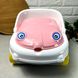 Дитячий музичний горщик-машинка Рожевий Irak Plastik CM-140 "Baby car"