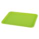 Зелена сушарка для посуду Kamille 37*33*13,5 см з піддоном
