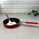 Мини сковорода для яиц Красная 14 см + Лопатка Яичница