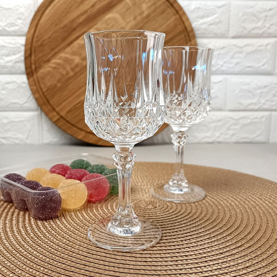 Набор бокалов для вина из хрустального стекла Eclat Longchamp 170 мл 6 шт (L7552 ) Éclat