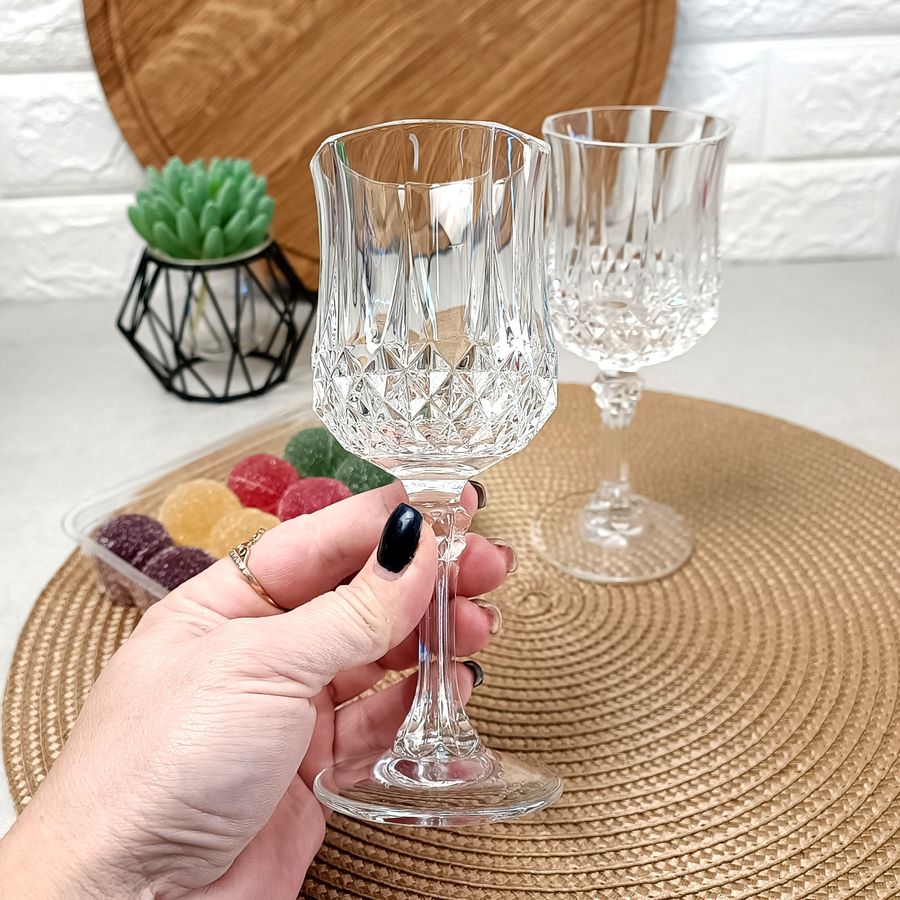 Набор бокалов для вина из хрустального стекла Eclat Longchamp 170 мл 6 шт (L7552 ) Éclat