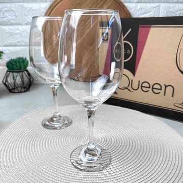Набір келихів для вина 580 мл 6 шт UniGlass Queen UniGlass