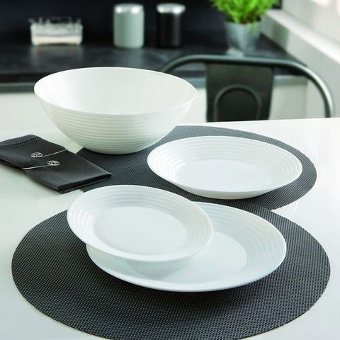 Білий столовий сервіз Luminarc Harena White 19 предметів (L3271) Luminarc