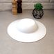 Біла тарілка для різотто Bormioli Rocco Grangusto 27 см, Тарілка Капелюх для Пасти